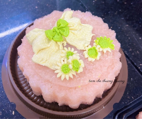 Xôi sắc màu - Màu Hồng Nơ trắng