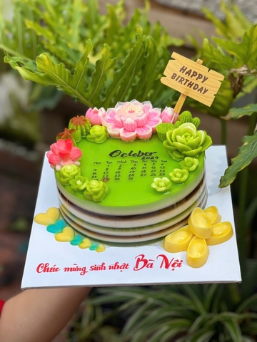 Rau Câu Sinh Nhật Có Lịch