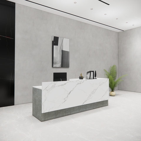 Quầy lễ tân SMQLTL015 240cm x75cm