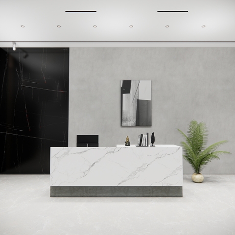 Quầy lễ tân SMQLTL015 240cm x75cm