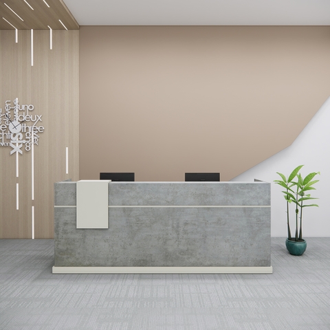 Quầy Lễ Tân SMQLT017 240cm x100cm
