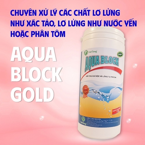 Siêu lắng tụ hữu cơ ao nuôi tôm cá AQUA BLOCK GOLD