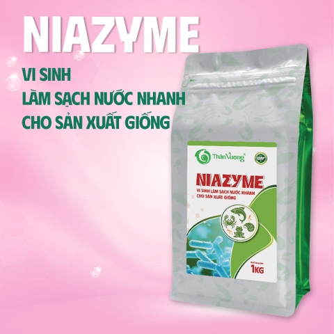 NIAZYME - Vi sinh làm sạch nước nhanh cho sản xuất giống