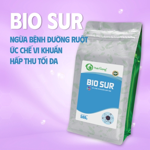 BIO SUR - Ức chế vi khuẩn gây hại, ngừa hiệu quả bệnh đường ruột