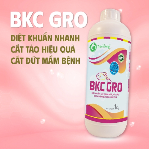 BKC GRO - Diệt khuẩn, sát trùng nước, cắt tảo