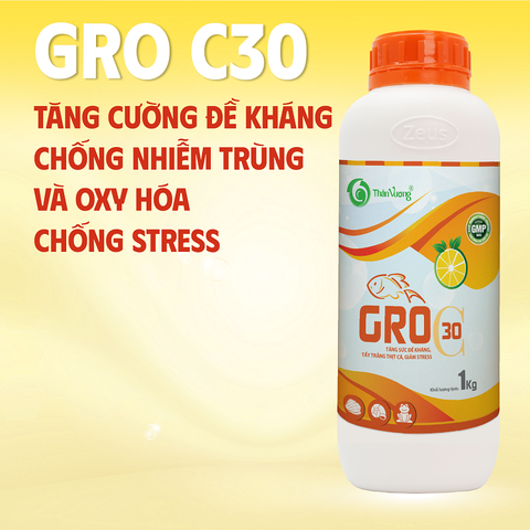 GRO C30 - Tăng sức đề kháng, tẩy trắng thịt cá, giảm stress