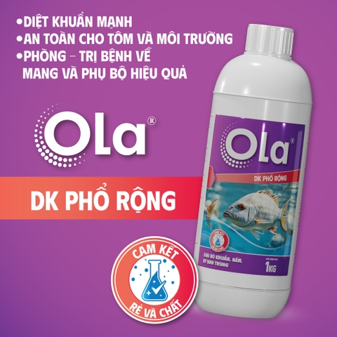 OLA DK PHỔ RỘNG: Loại bỏ khuẩn, nấm, ký sinh trùng