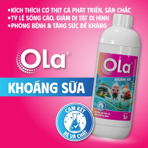 OLA KHOÁNG SỮA: Chắc khỏe cơ, hấp thu nhanh
