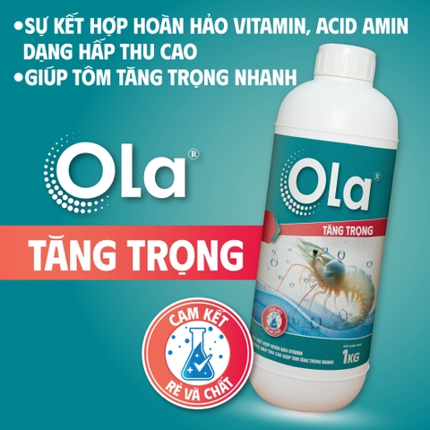 OLA TĂNG TRỌNG: Vitamin đậm đặc, lớn nhanh, xuống size nhanh