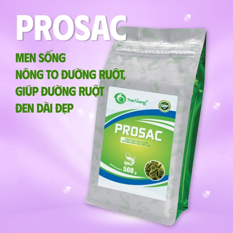 PRO SAC - Men giúp nong to đường ruột, phân chắc, hấp thu thức ăn tốt
