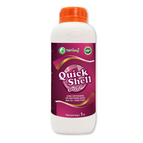 QUICKSHELL GOLD - Cung cấp khoáng, hỗ trợ phòng ngừa đục cơ, cong thân