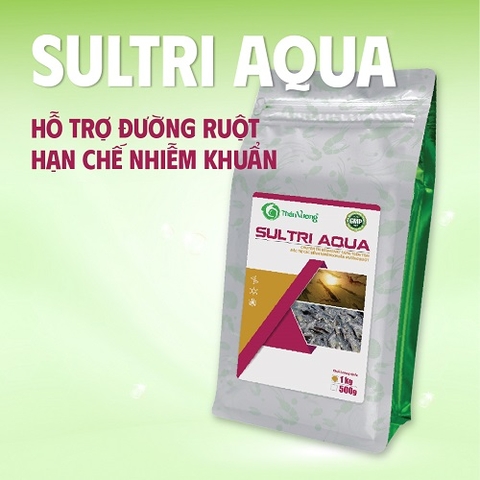 SULTRI AQUA - Chuyên trị bệnh phát sáng trên tôm. Đặc trị các bệnh nhiễm khuẩn đường ruột