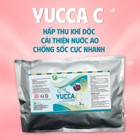 YUCCA C - Hấp thụ khí độc, chống sốc cực nhanh
