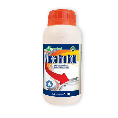 YUCCA GRO GOLD - Cấp cứu tôm nổi đầu, khử độc trong ao nuôi