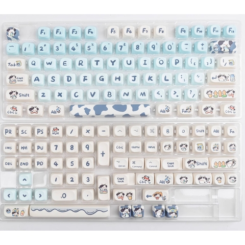 [In-stock] Keycap MOA Bò Sữa PBT Dyesub