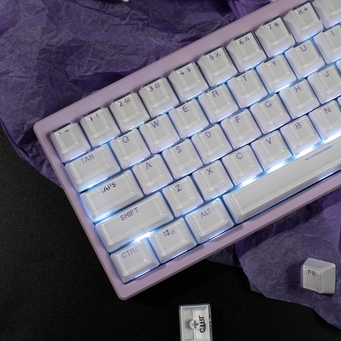 [In Stock] Keycap OEM Mintcaps Crystal Jelly ABS Doubleshot