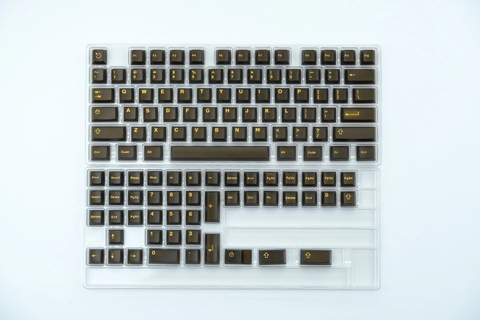 Keycap Cherry Aifei Black Gold Semi-Transparent ABS Doubleshot