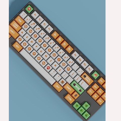 Keycap Walker Cherry Super Mario PBT Dyesub
