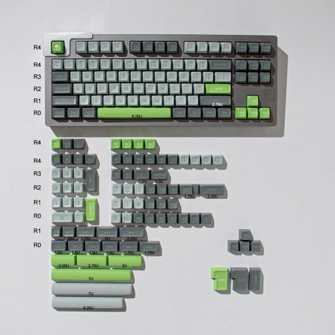 [IN STOCK] Keycap SA AIFEI LIME - ABS Doubleshot - 172 phím
