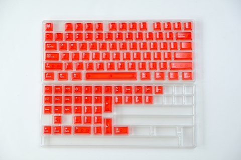 [In Stock] Keycap Cherry Aifei PC Xuyên led - Đỏ