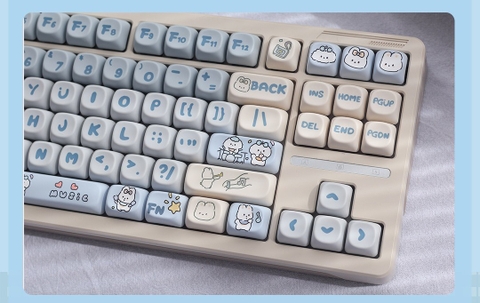 [In-stock] Keycap MOA Puppy PBT Dyesub - Xanh