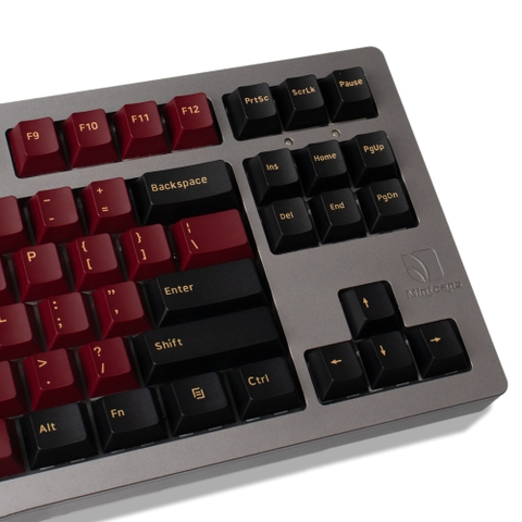 Keycap PBT Doubleshot Red Samurai 160 nút - Cherry