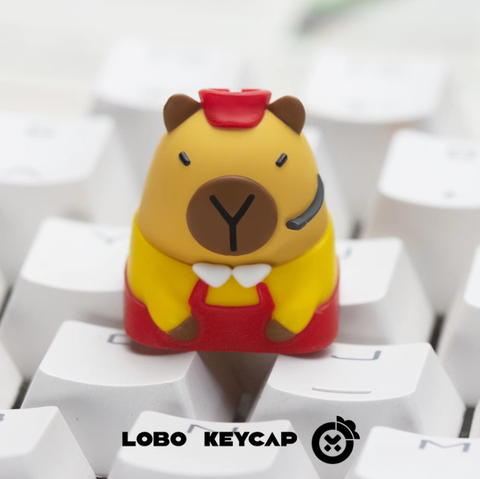 [In-stock] Keycap Lobo Artisan Capybara McDONALD's
