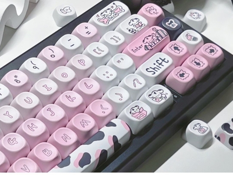 [In-stock] Keycap MOA Cún đốm PBT Dyesub