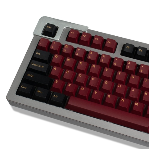 Keycap PBT Doubleshot Red Samurai 160 nút - Cherry