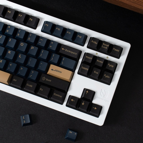 Keycap Cherry ABS Doubleshot Blue Samurai - 173 nút