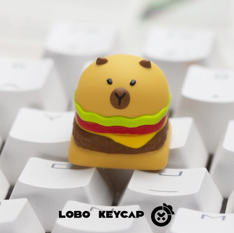 [In-stock] Keycap Lobo Artisan Capybara McDONALD's