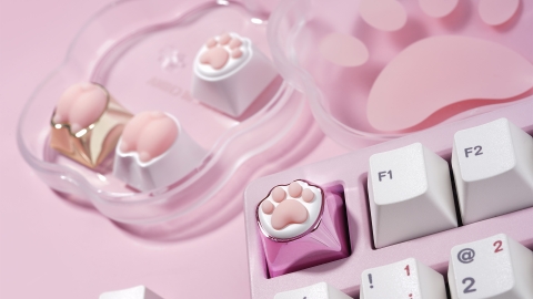 Wuque Kitty & Corgi Keycaps - Hộp 4 chiếc