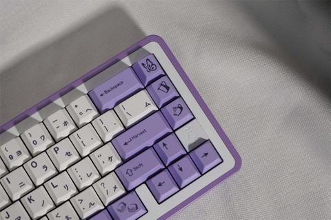 [In Stock] Keycap Cherry Mintcaps Lavender PBT Dyesub