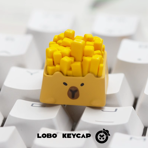 [In-stock] Keycap Lobo Artisan Capybara McDONALD's