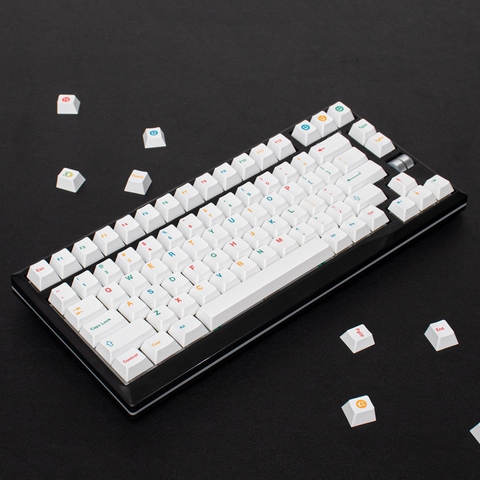 [In Stock] Keycap Cherry PBT Dyesub Childlike Smiling Face - 136 nút