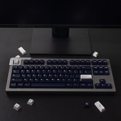 Keycap Cherry ABS Doubleshot Deep Navy  -132 nút