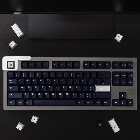 Keycap Cherry ABS Doubleshot Deep Navy  -132 nút