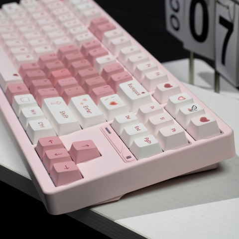 [In Stock] Keycap Cherry Mintcaps Trái tim hồng PBT Dyesub