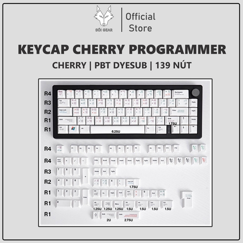 [In Stock] Keycap Cherry Programmer PBT Deysub