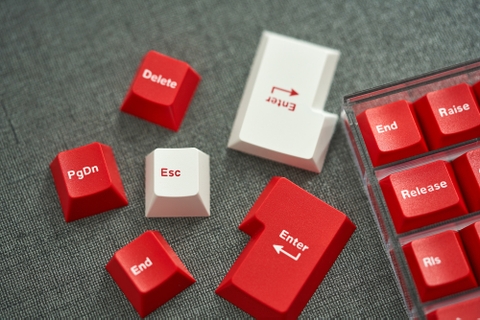 [In Stock] Keycap Cherry WS Basic Red/Yellow