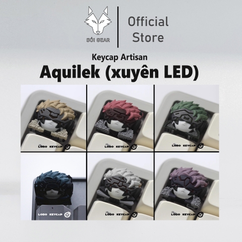 Keycap Lobo Artisan Aquilek Xuyên led