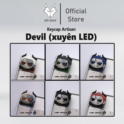 Keycap Lobo Artisan Devil (xuyên LED)