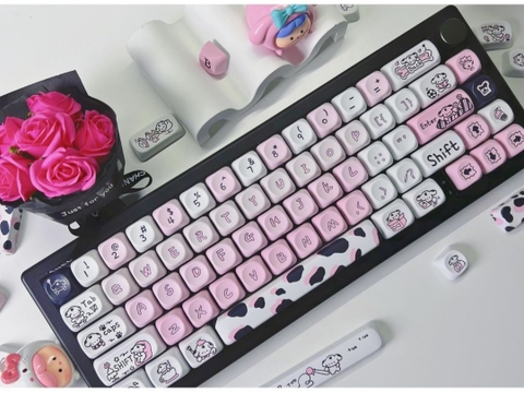 [In-stock] Keycap MOA Cún đốm PBT Dyesub