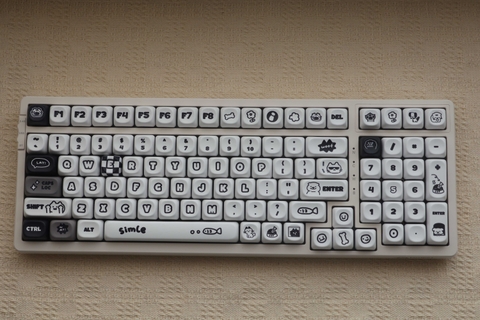 [In-stock] Keycap MOA Chó Mèo PBT Dyesub