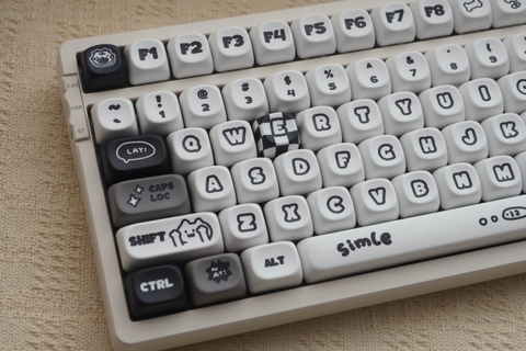 [In-stock] Keycap MOA Chó Mèo PBT Dyesub