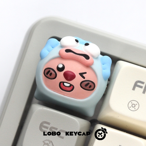 Keycap Lobo Artisan Loopy Đội mũ