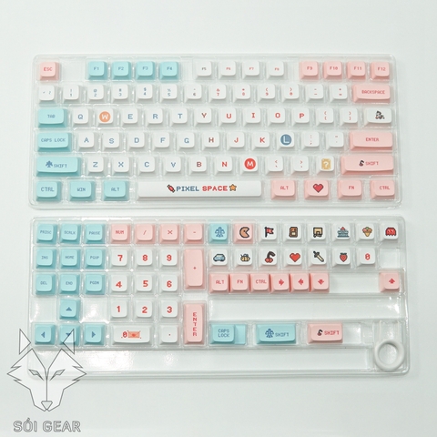 [In-stock] Keycap XDA Pixel Wars PBT Dyesub