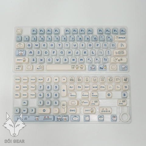 [In-stock] Keycap MOA Puppy PBT Dyesub - Xanh