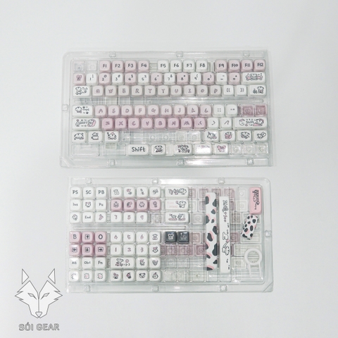 [In-stock] Keycap MOA Cún đốm PBT Dyesub