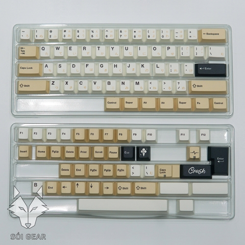 [In Stock] Keycap Key House Cherry Autumn Yellow PBT Dyesub - English